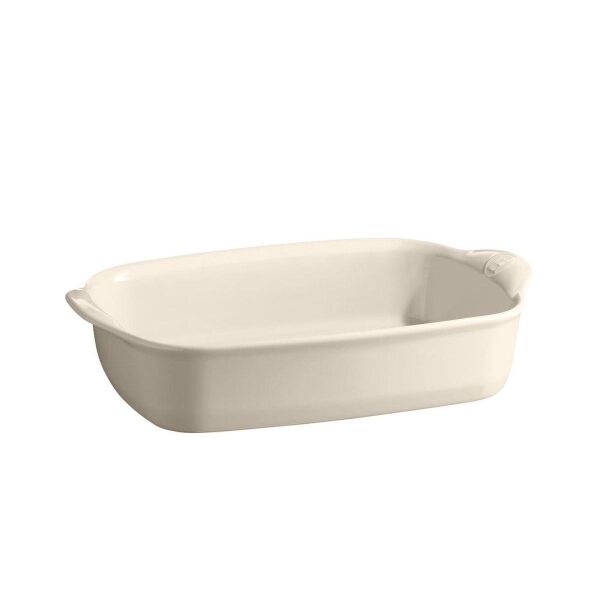 Emile Henry Fırın Kabı Dikdörtgen 30 x 19 cm Ekru/Clay