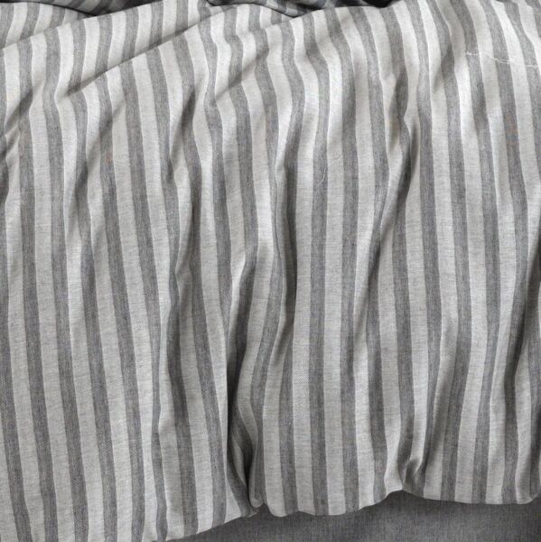 Nazik Home Ruby Ekolojik Nevresim Takımı Gri Çift Kişilik