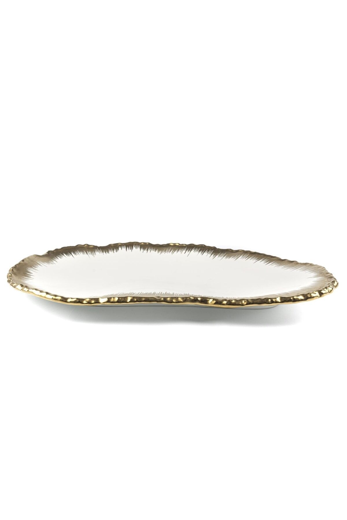 Mikasa Moor Porselen Beyaz Gold Servis 37 x 25 cm
