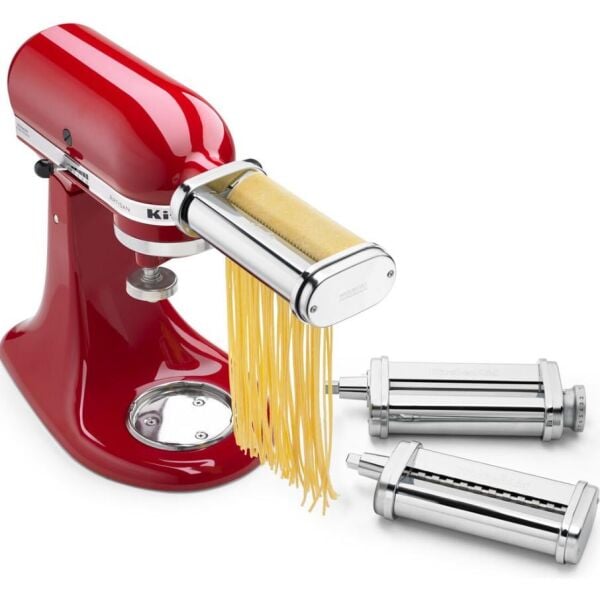 KitchenAid 5KSMPRA 3 Parçalı Makarna Silindiri ve Kesici Aksesuar
