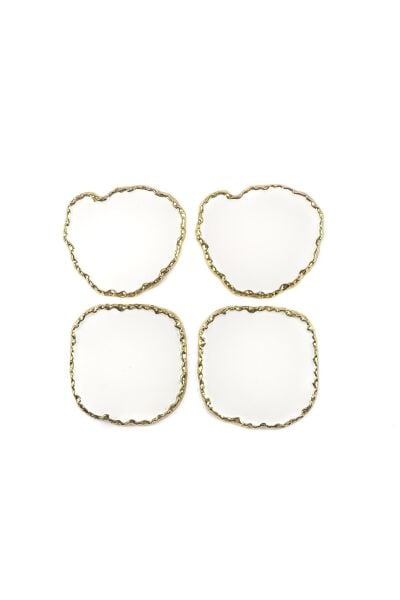 Mikasa Moor Porselen 4'lü Beyaz Servis 14 x 13 cm