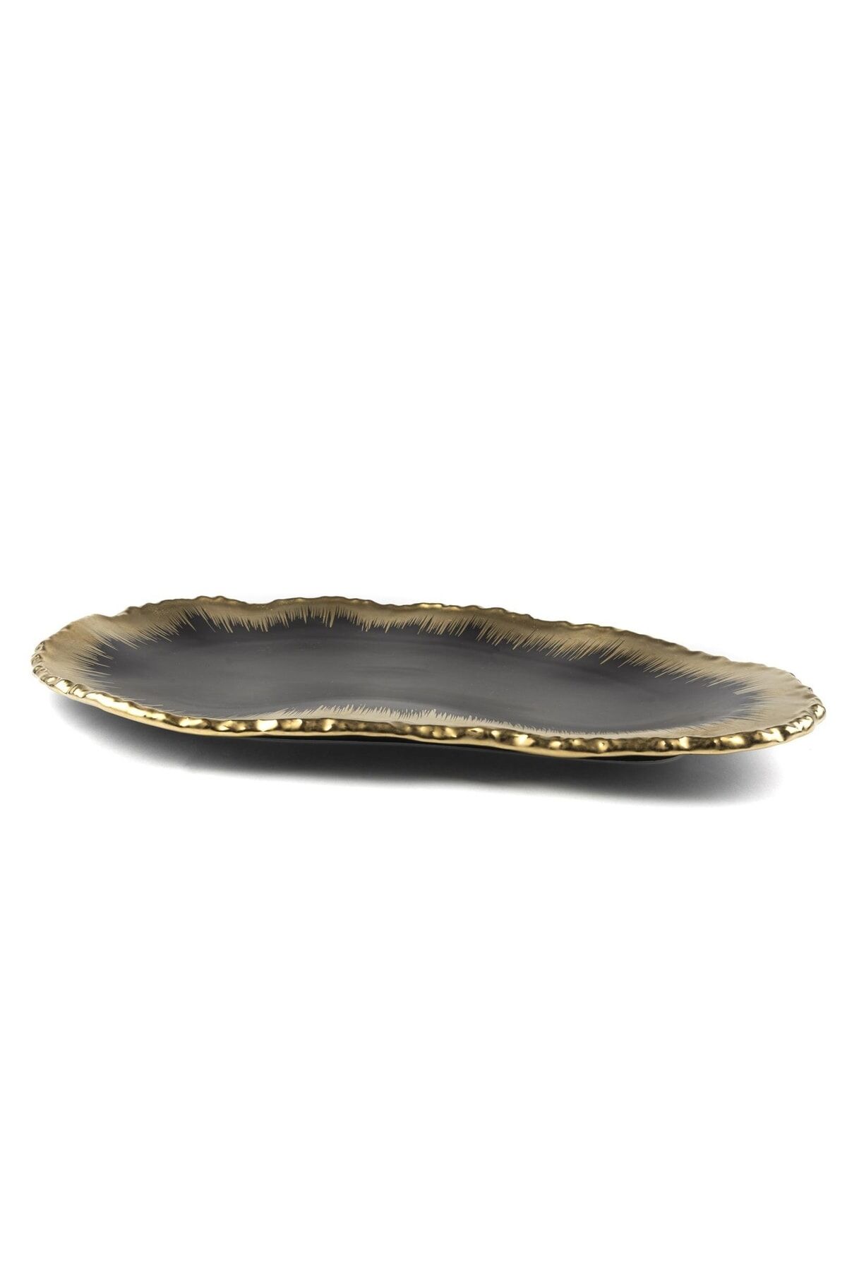 Mikasa Moor Porselen Siyah Gold Servis 37 x 25 cm