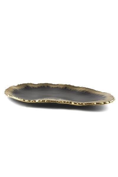 Mikasa Moor Porselen Siyah Gold Servis 37 x 25 cm
