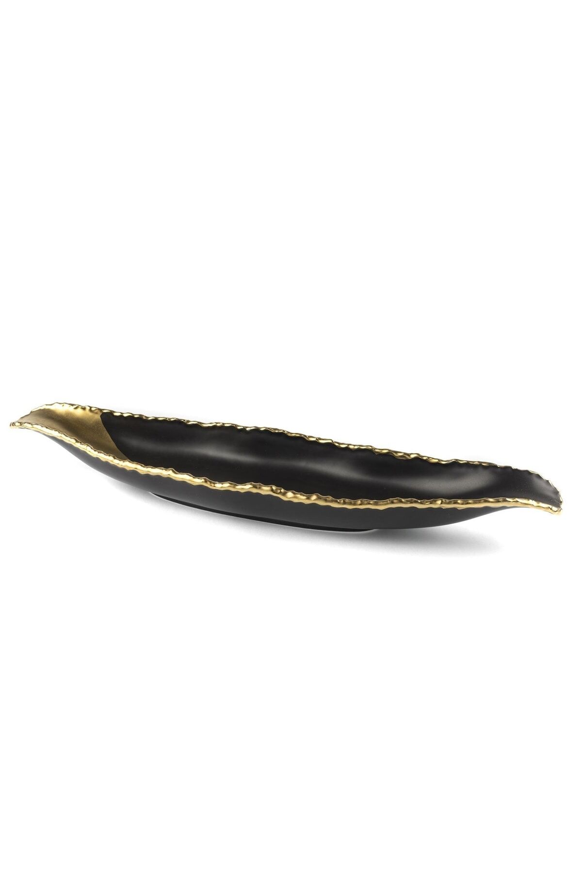 Mikasa Moor Porselen Siyah Gold Uzun Servis 50 x 11 x 5 cm