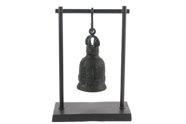 Mikasa Moor Mat Siyah Çan Dekor Obje 29x44x13cm