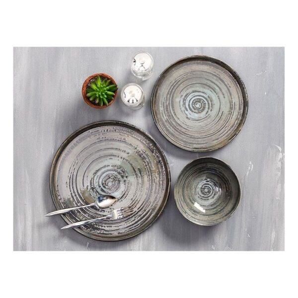 Porland Stoneware Vintage Yemek Takımı 3 Parça