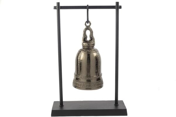 Mikasa Moor Gold Siyah Çan Dekor Obje 37x13x56cm