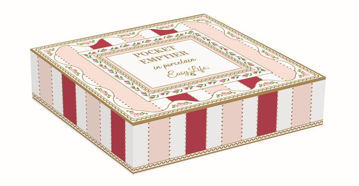 Easy Life Porselen Dekoratif Tabak 14 x 11 cm