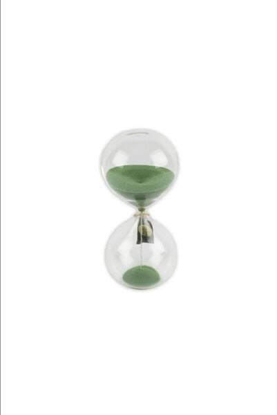 Mikasa Moor Yeşil Cam Kum Saati 16 x 34 cm