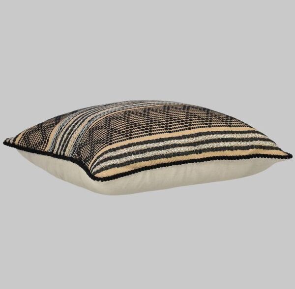 Sarev Elles Kırlent 45x45-Siyah