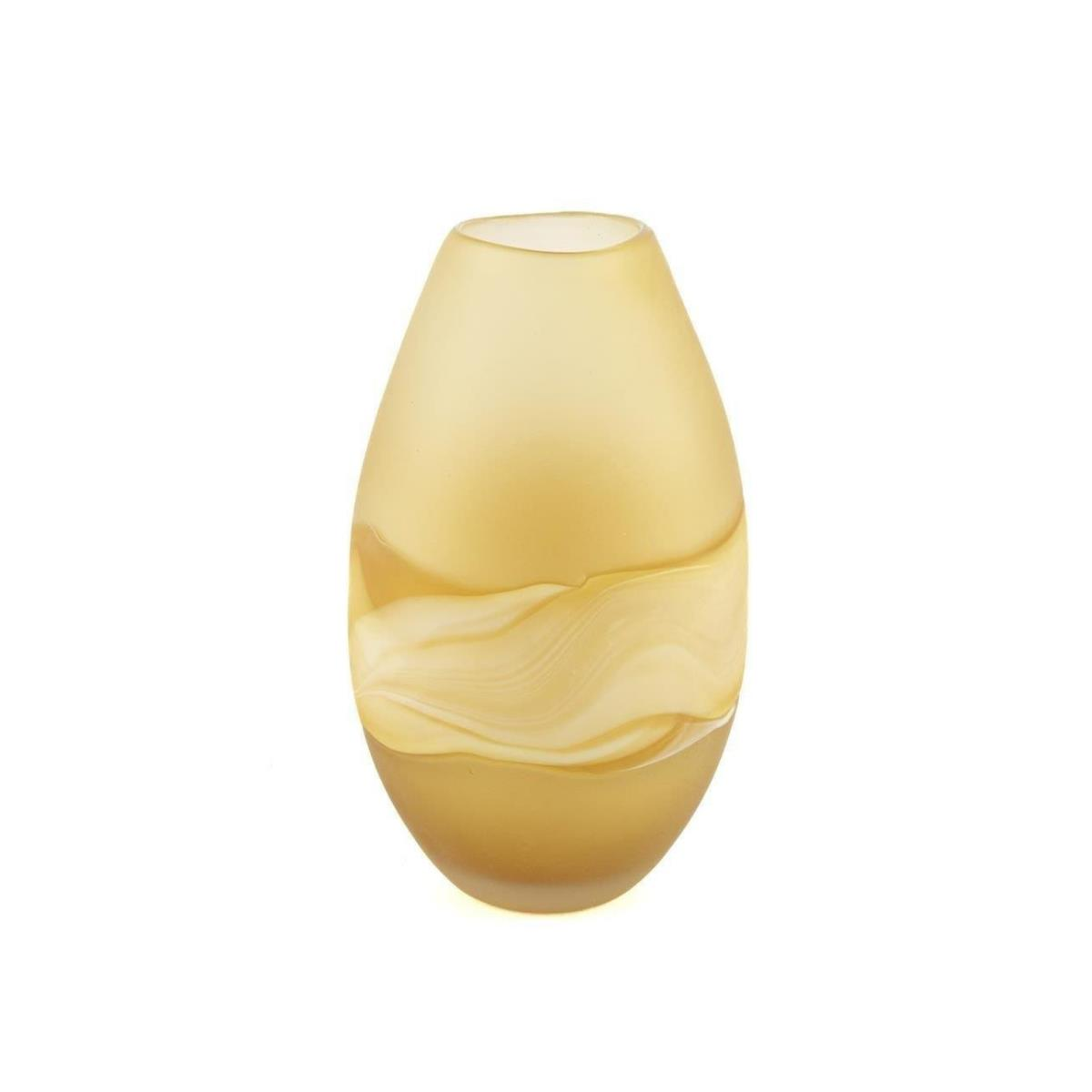 Mikasa Moor Oranj Buzlu Degrade Cam Vazo 17x28cm