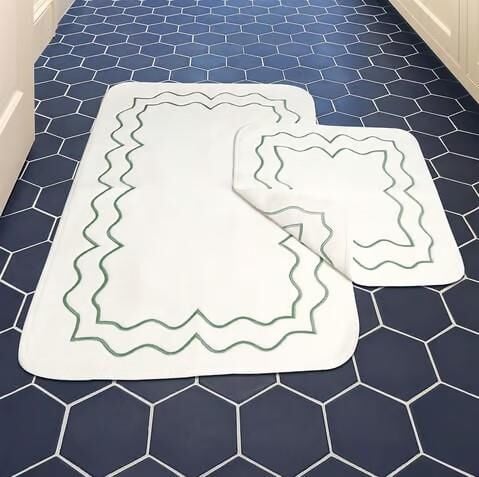 Nazik Home Helena 2'li Paspas Seti Yeşil 70X120