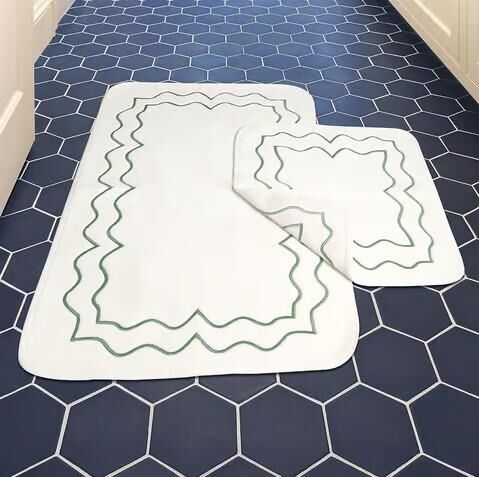 Nazik Home Helena 2'li Paspas Seti Yeşil 70X120