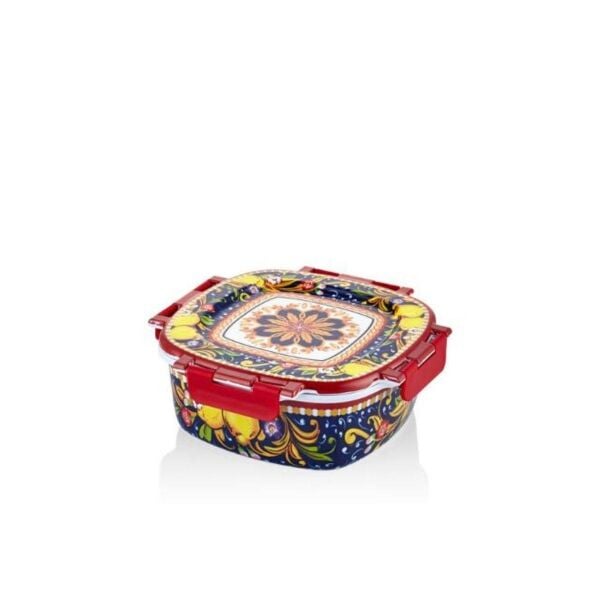 Lamedore Flavor Orta Boy Kare Saklama Kabı 20x20x7,5cm