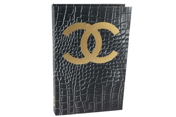 Mikasa Moor Siyah Gold Alligator Kitap Kutu 35x24x3cm