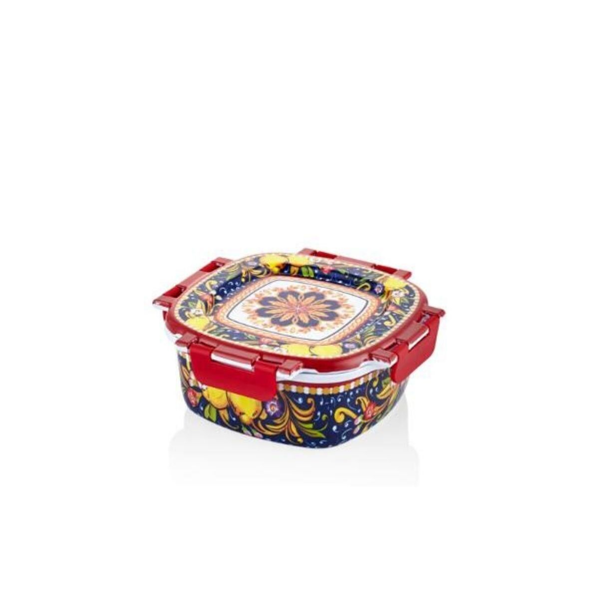 Lamedore Flavor Küçük Kare Saklama Kabı 17,5x17,5x7cm