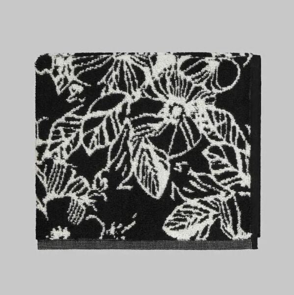 Sarev Seniorita Havlu Siyah 50x90