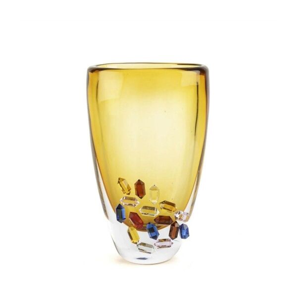 Mikasa Moor Crystal Amber Cam Vazo 13x17x30cm