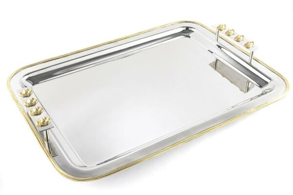 Mikasa Moor Gümüş Dik Tepsi 35x48x7cm