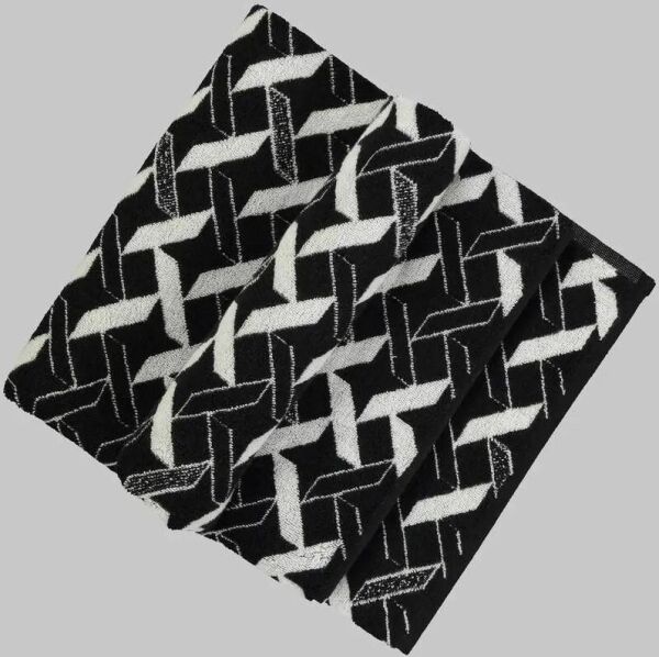 Sarev Maura Havlu Siyah 50x90