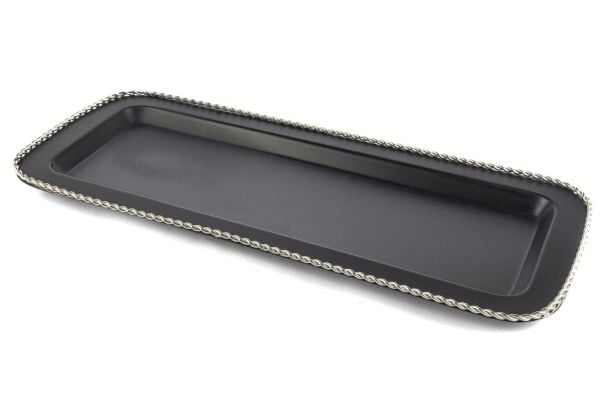 Mikasa Moor Siyah Dikdörtgen Tepsi 50x21 cm