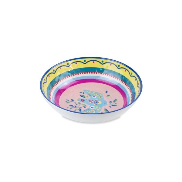 Baci Milano Mamma Mia 6lı Kuş Desenli Kase Seti 23cm