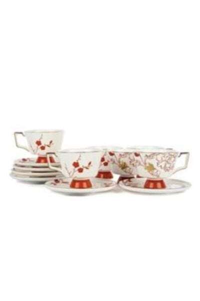 Mikasa Moor Poppy 6lı Kahve Fincanı Seti 90cc