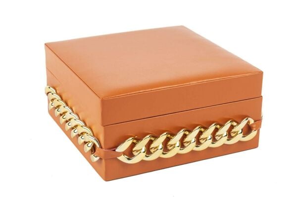 Mikasa Moor Turuncu Glod Takı Kutusu 22x22x11 cm