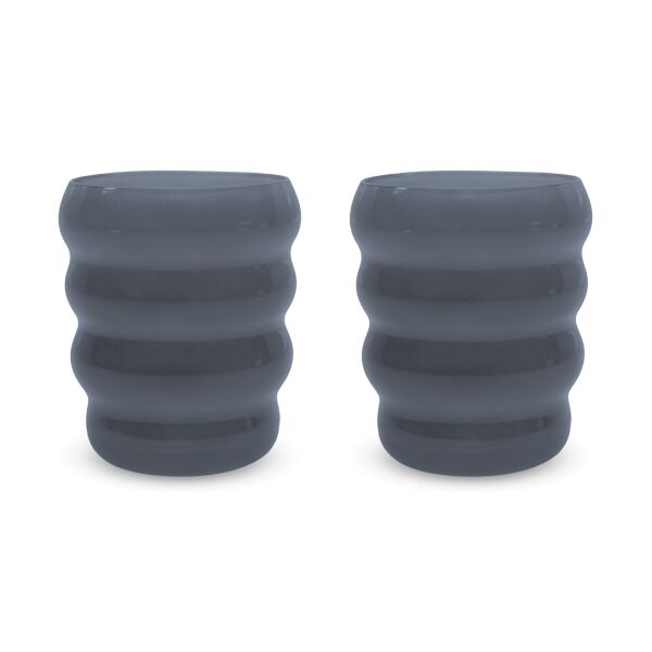 Easy Life 2'li Cam Su Bardağı Seti - Mavi 360 ml - 102404683001