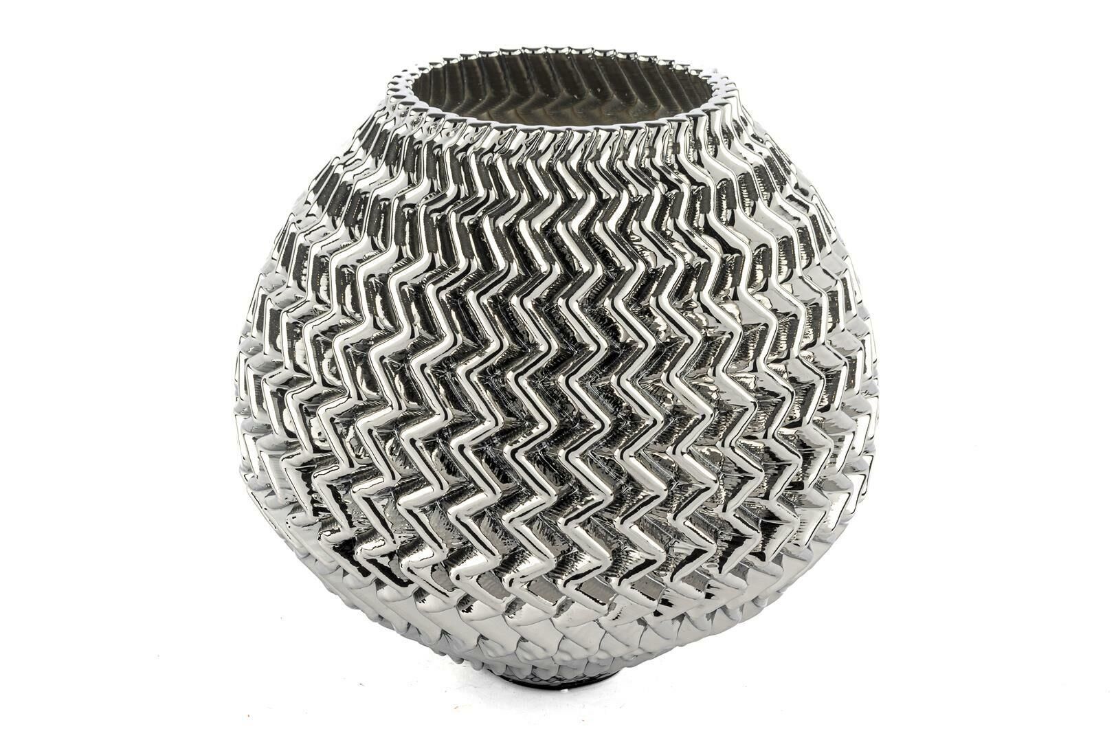 Mikasa Moor Gümüş Porselen Vazo 23 cm