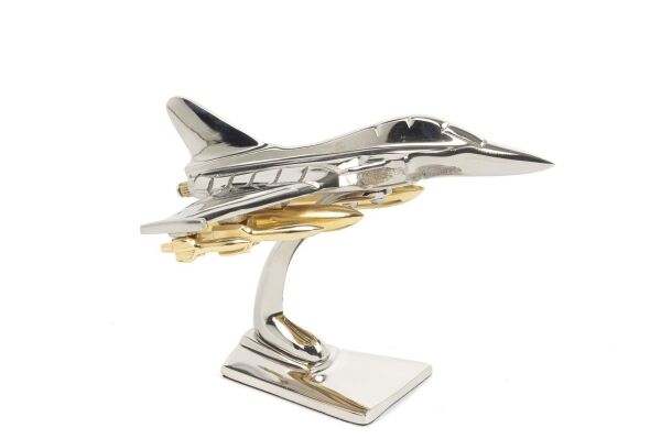 Mikasa Moor Gümüş Gold Uçak Dekor Obje 20x16x14 cm