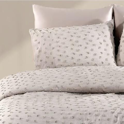 Nazik Home Angel Nakışlı Nevresim Takımı Bej Çift Kişilik