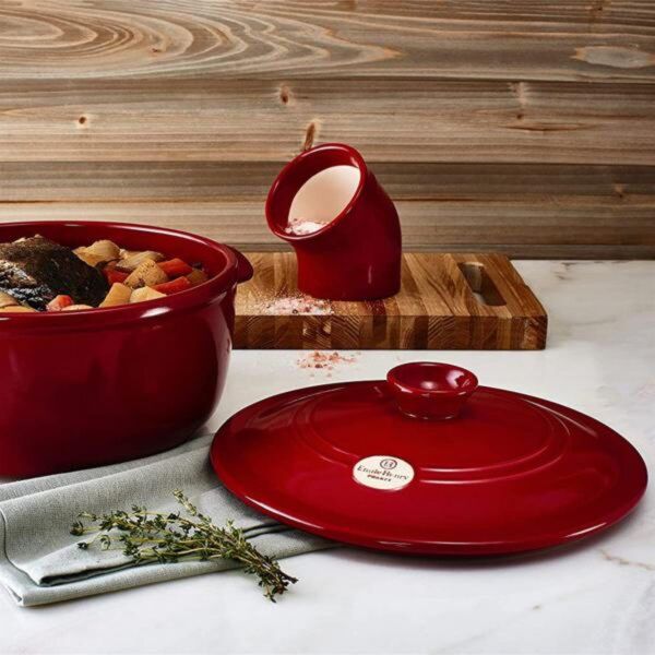 Emile Henry Tuz Kavanozu 0,28 Lt Krem 12,7x13,5 cm