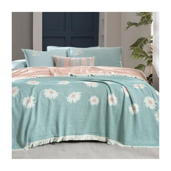 Sarev Bernı Pike Takımı Çift Kişilik 2 Yastık-Yeşil