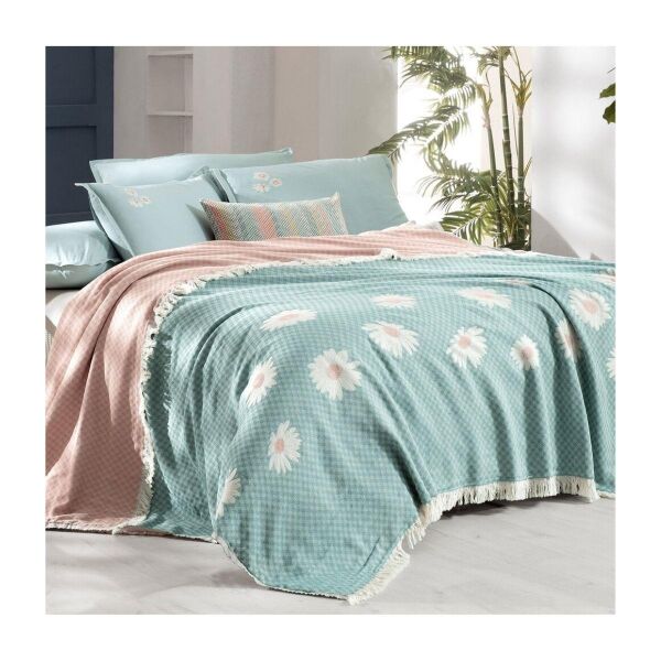 Sarev Bernı Pike Takımı Çift Kişilik 2 Yastık-Yeşil