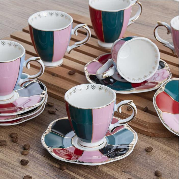 Kosova Fnc-29 Bone China 6'lı Fincan 90cc Festival