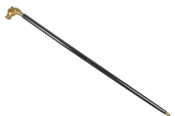 Mikasa Moor Antik Gold Dekor At Figürlü Baston 95 cm
