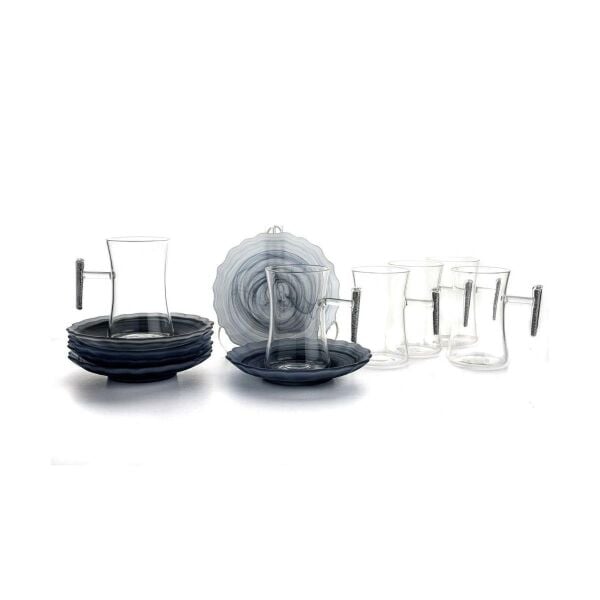 Mikasa Moor 6lı Çay Bardağı Seti Gümüş Gri