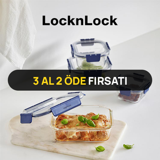 LocknLock Markalı Ürünlerde Sepette 3 Al 2 Öde Fır
