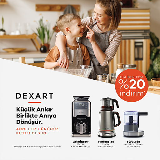 Dexart Anneler Gününe Özel Tüm Ürünlerde %20 İndir