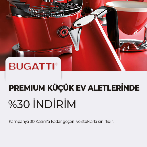 Bugatti markalı ürünlerde %30 indirim!